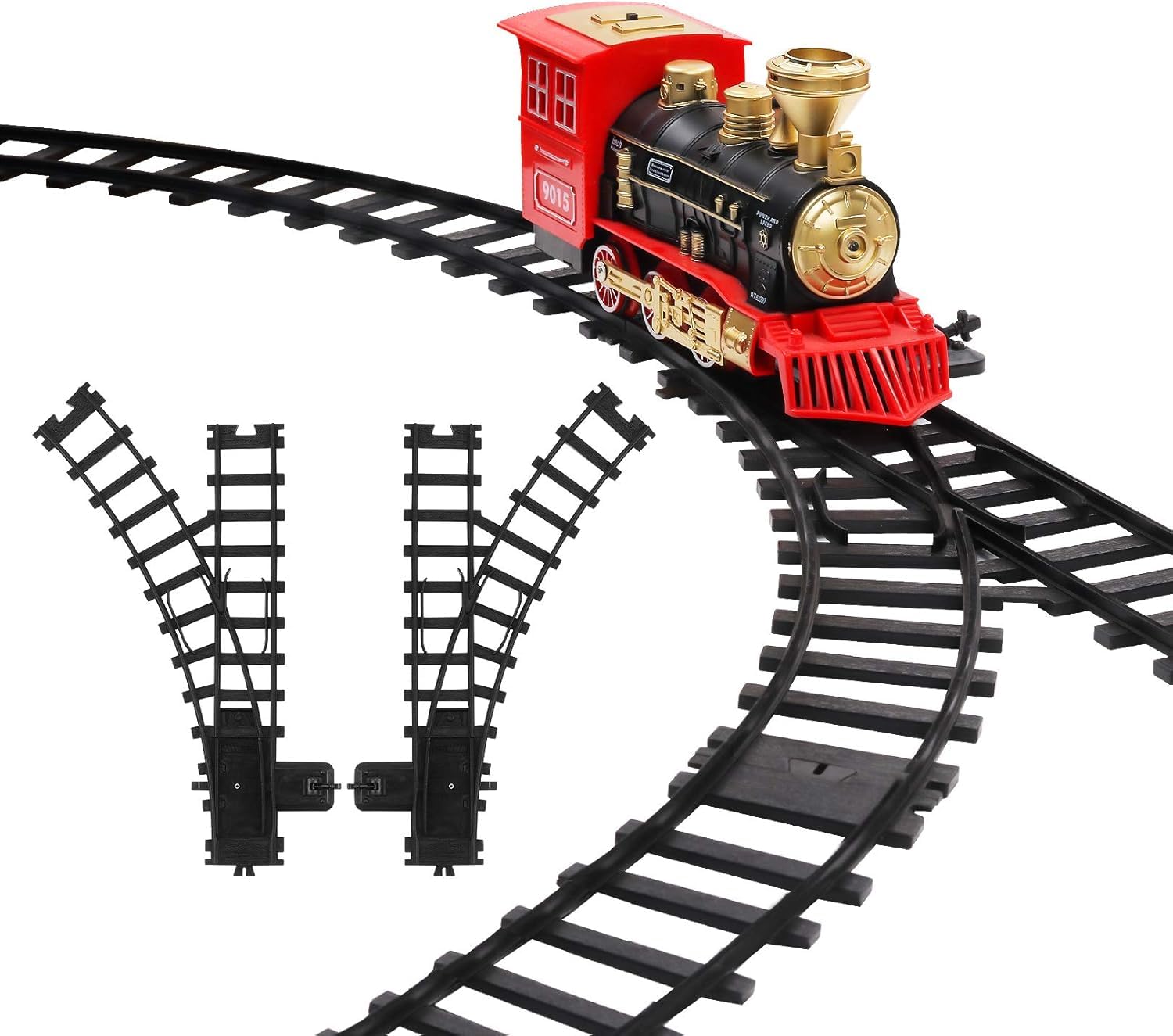 Hot Bee Train Tracks Accessories Width Railroad Building Toy Railway Rail Trains with a Track Gauge of 6cm (2.36in)