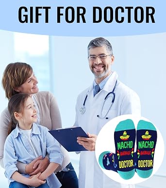 Doctors Gifts for Men Women, Nacho Average Doctor Socks