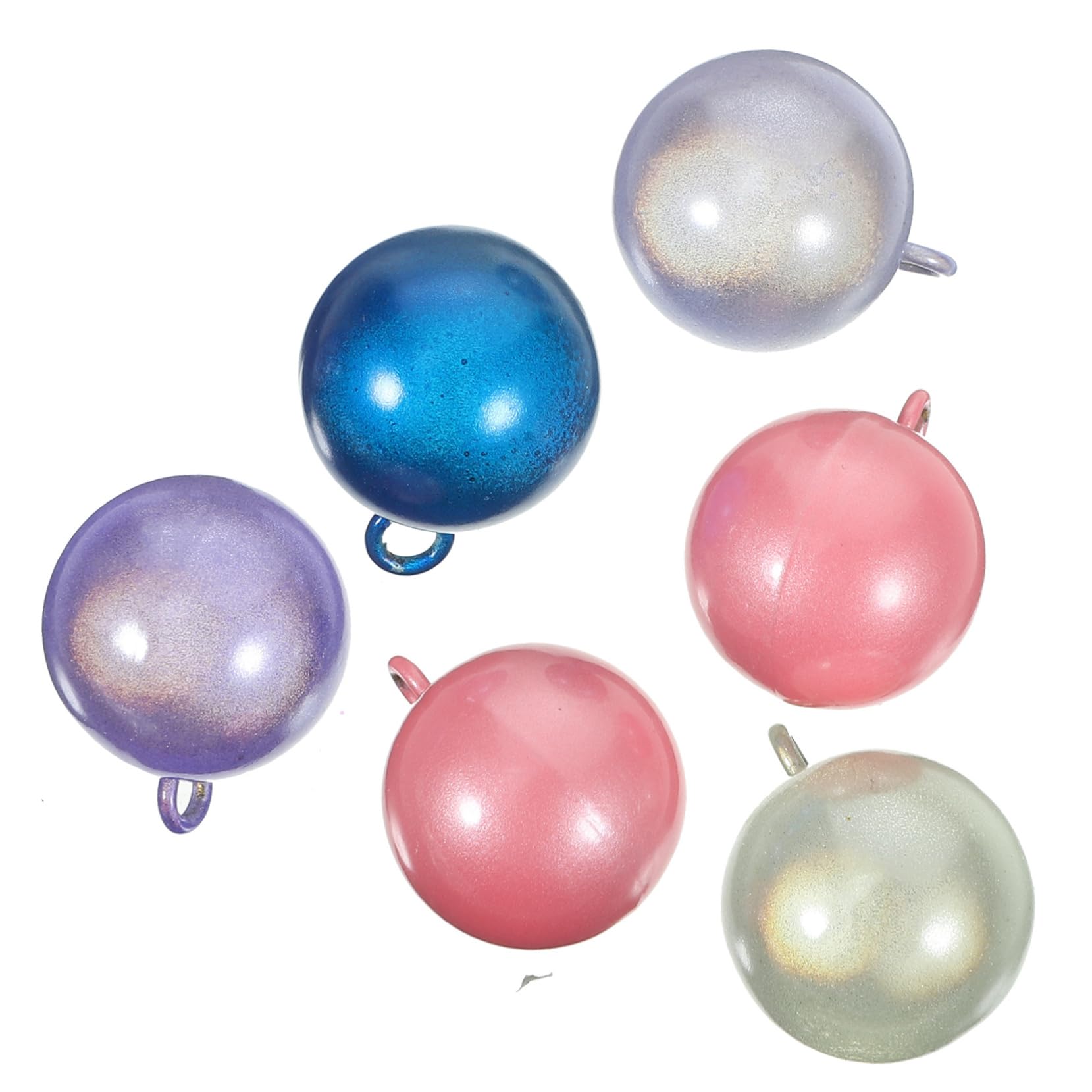 18pezzi Campanelle Colorate Rame Campane Giapponesi Per Decorazioni Accessori Per Appendiabiti Costumi Portachiavi e Braccialetti Atmosfera Festiva e Tranquillità