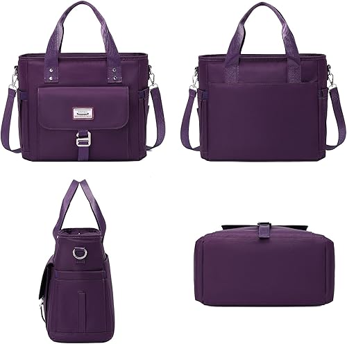 Miniatura 27 de Weitars Lonchera aislada para hombres y mujeres, lonchera a prueba de fugas para el trabajo, bolsa de almuerzo extragrande con correa de hombro