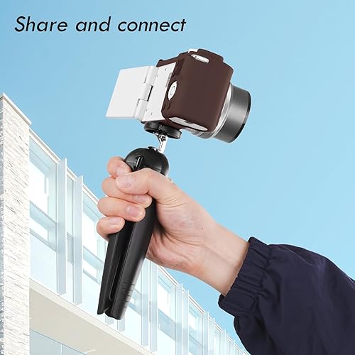 Miniatura 5 de Rieibi ZVE10 Caso, Funda Protectora De Silicona Suave Para Sony ZV-E10 ZVE10 Cámara, Cubierta De Goma Ligera Para Sony Alpha ZVE10 - Marrón