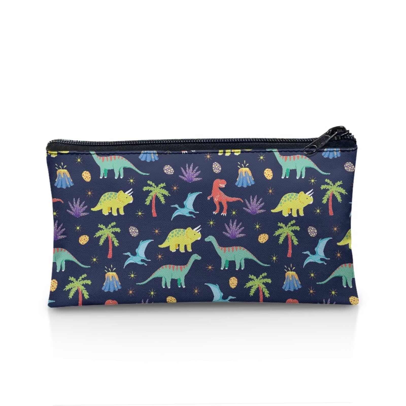 POLERO Cartoon Dino Pencil Case for Boys Girls Pencil Bag for School Office Stationery Holder Zipper Pouch โ image 1
