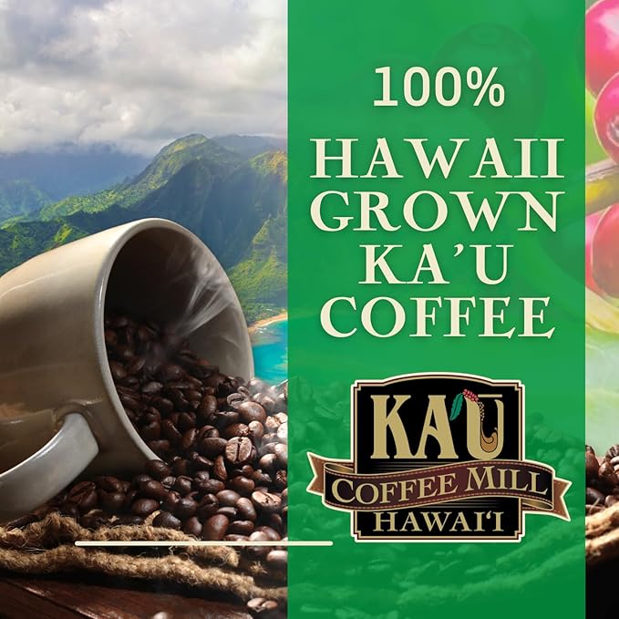 Café en Grano Ka'u Coffee Mill Tostado Medio 16 oz miniatura 2