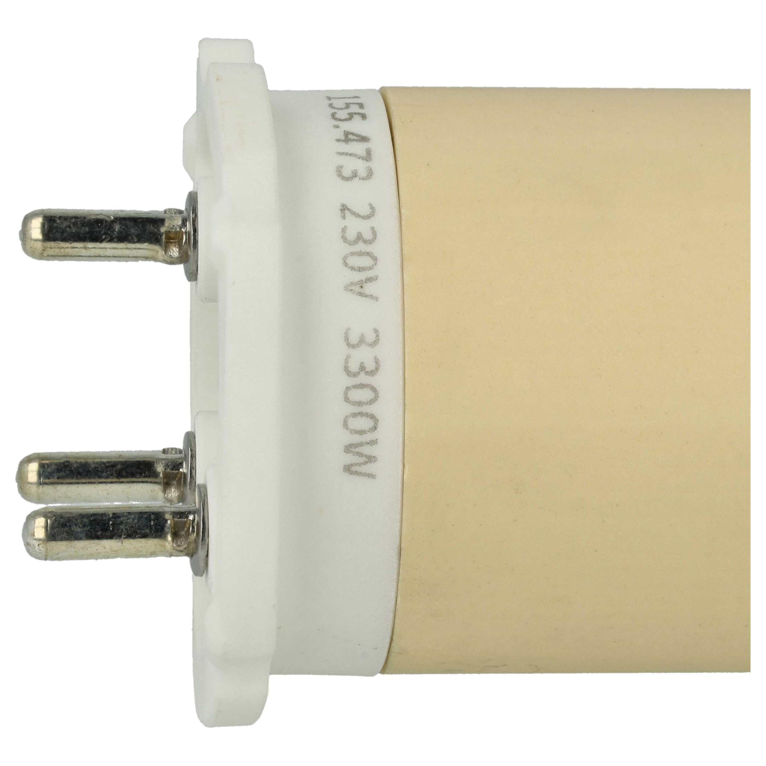 vhbw Elemento calefactor compatible con Leister UNIPLAN 500, 300 pistola de soldadura de aire caliente - 3300 W, Cerámica, 4,45 cm
