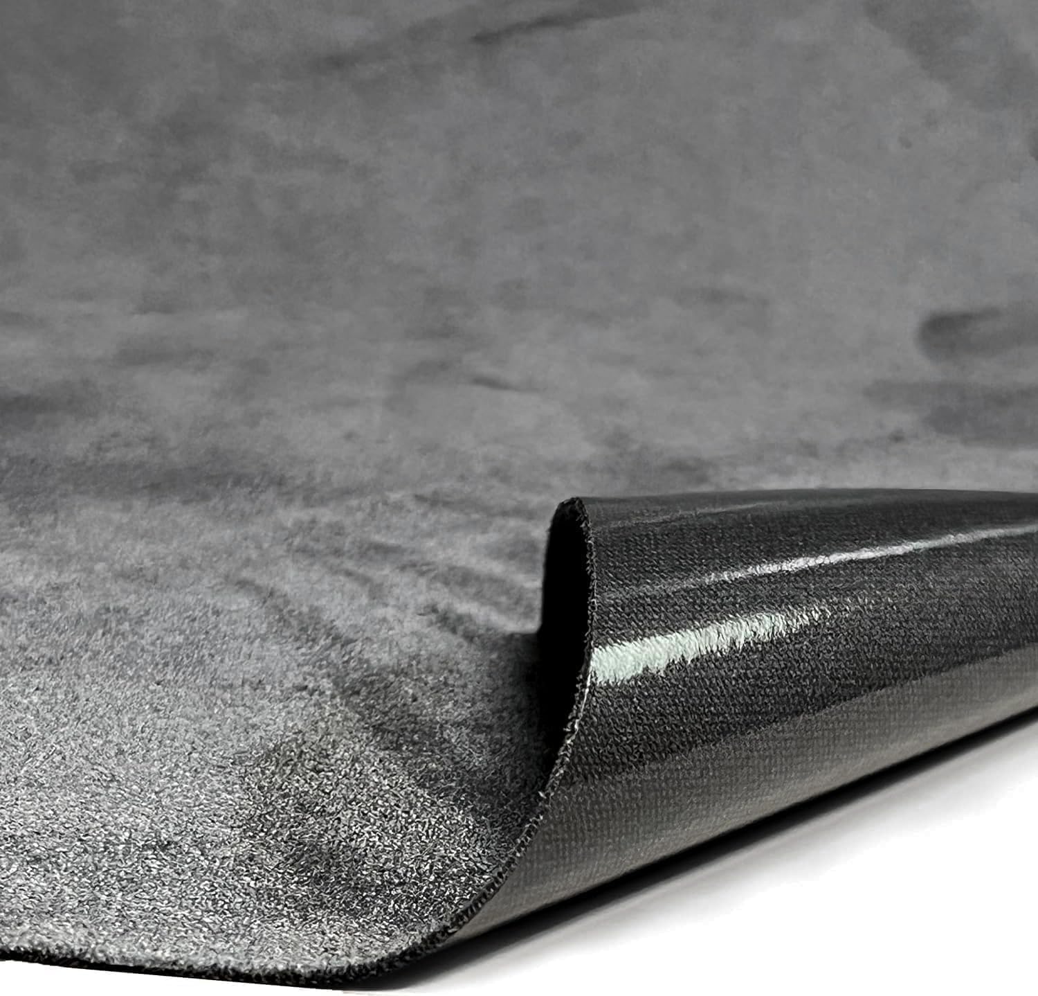 Tissu en microfibre autocollant pour cockpit, aspect daim, cuir synthétique, aspect daim extensible, tissu velours, 300 x 150 cm (gris neutre)