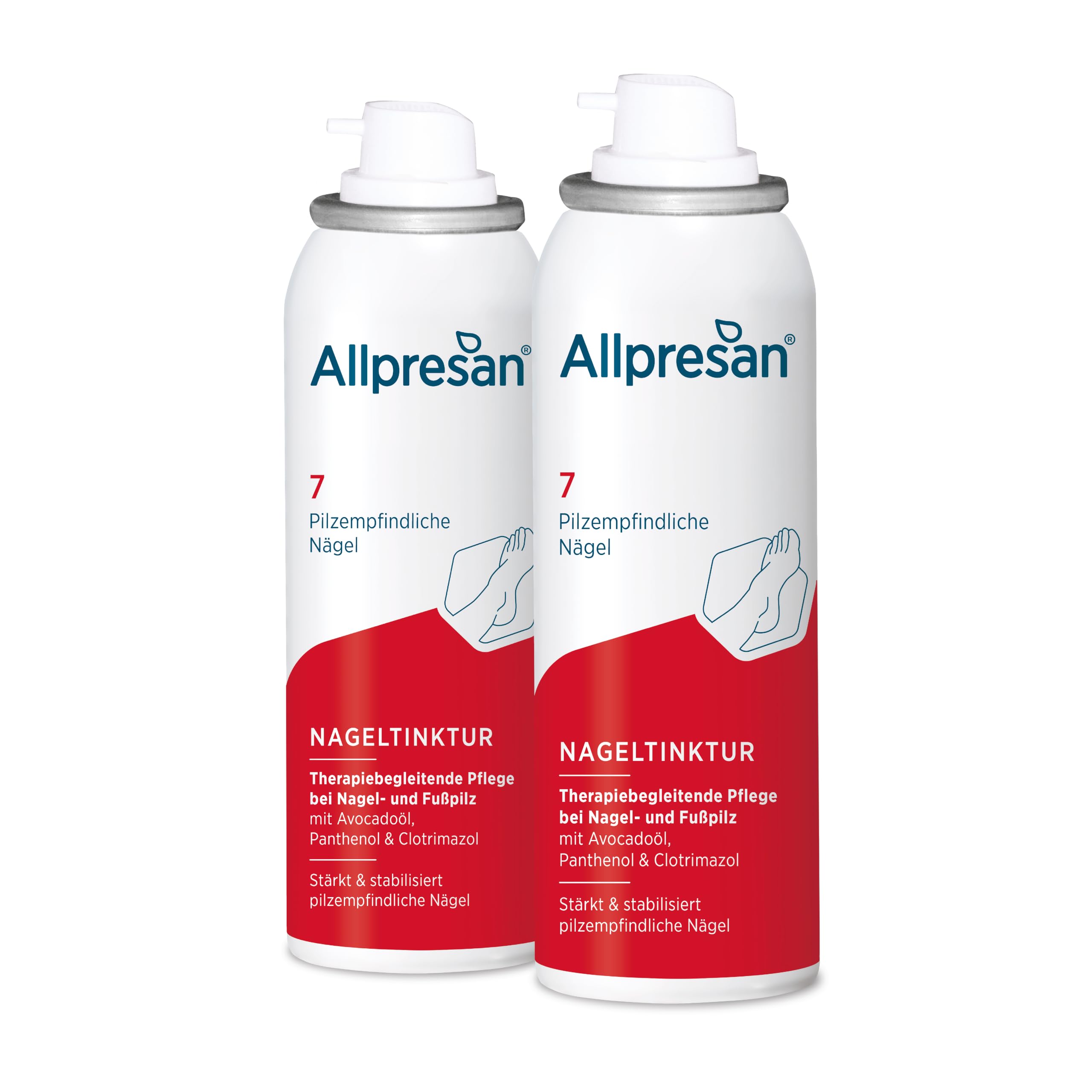 Allpresan Fuß spezial Nr. 7 Nageltinktur für Pilz-empfindliche Nägel - Zur therapiebegleitenden Pflege bei Nagelpilz - 125 ml (2)