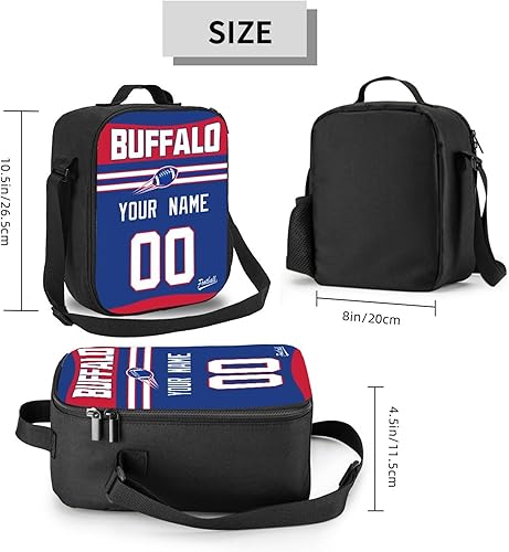 Miniatura 2 de KREDE Bolsa de almuerzo de búfalo, regalos personalizados, mochila para hombres y mujeres