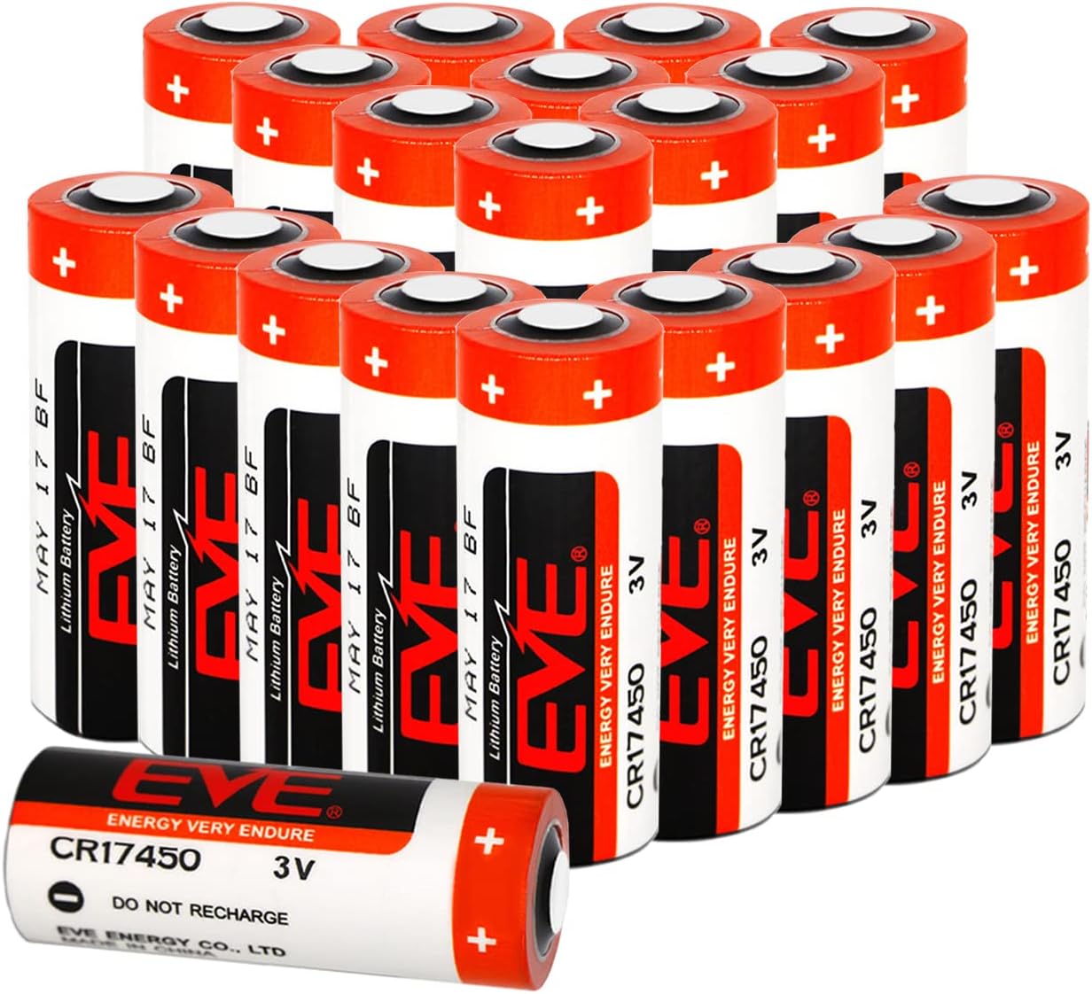 Source No Passivatoin Priary Lithiu Battery CR17450 2400Ah 3.0V Li-nO2 Cylin - Foto 12