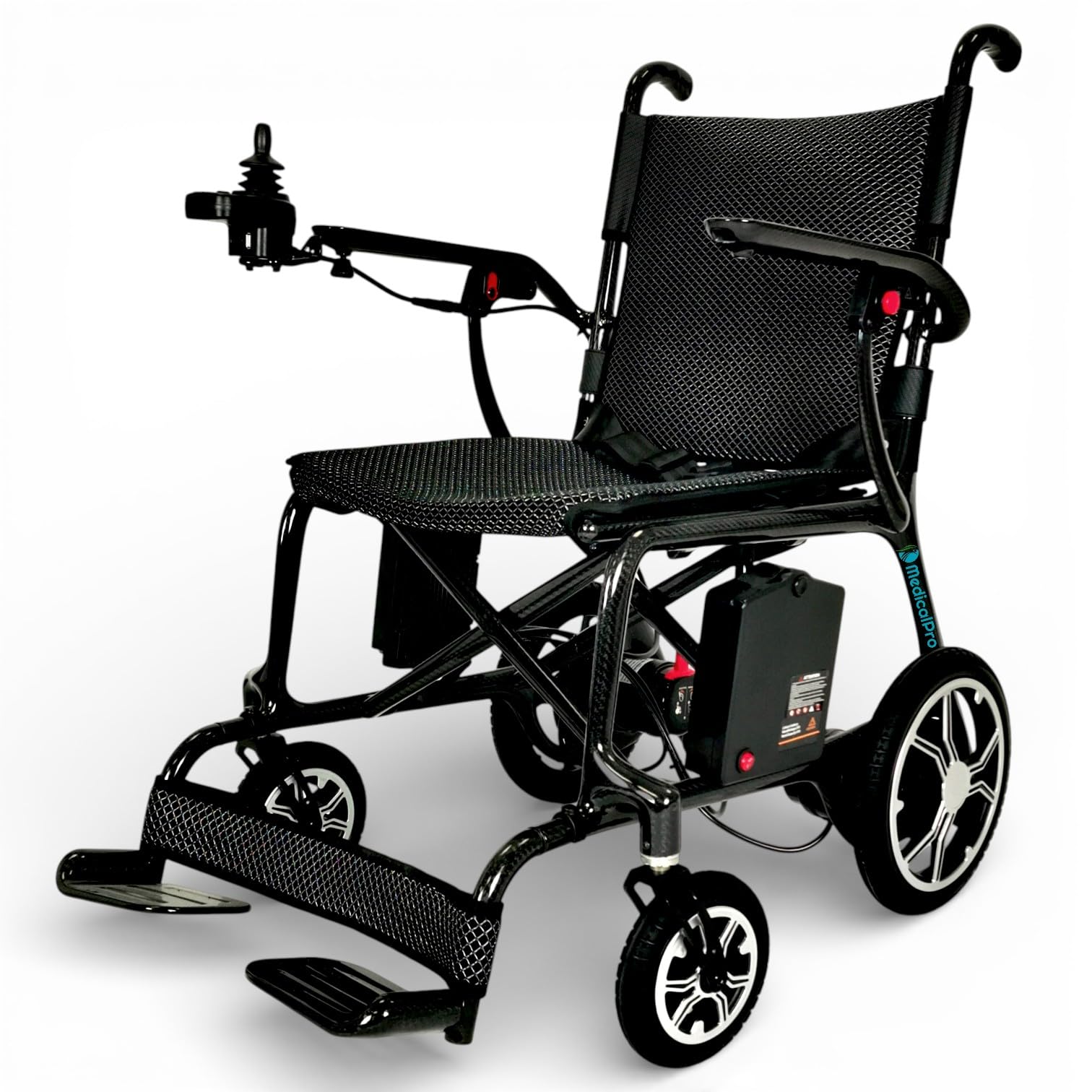 Silla de Ruedas Eléctrica MedicalPro S800 Plegable de fibra de carbono