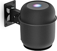 Vista 8 de Soporte de altavoz ajustable para Homepod 2 Soporte de pared con cubierta a prueba de polvo compatible con montaje Homepod de 2ª