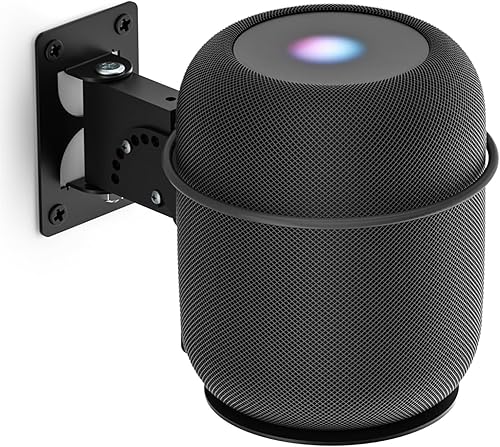 Soportes de altavoz ajustables para Homepod 2 Soporte de montaje en pared y soporte de 2 generación Homepod - Soporte de altavoz para estante