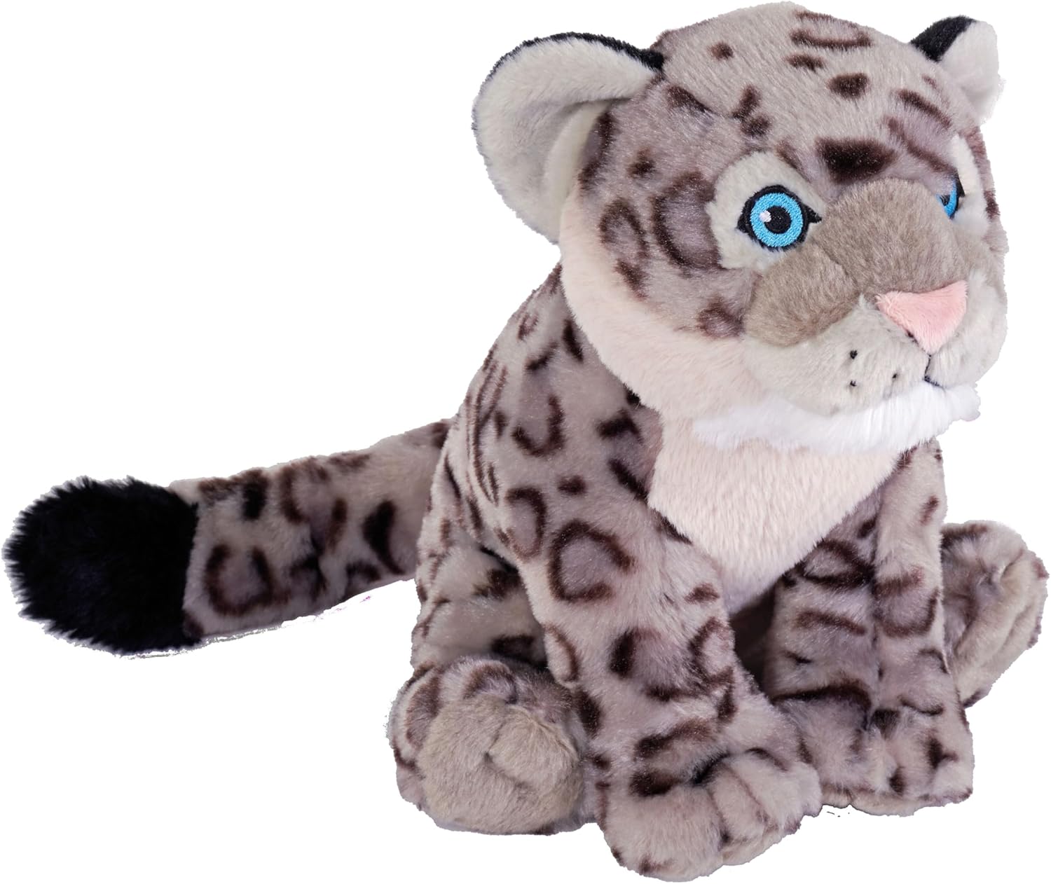 Wild Republic Cuddlekins Eco Snow Leopard Cub, Stuffed Animal, 12 Inches, Plush Toy, Fill is Spun Recycled Water Bottles, Eco Friendly
