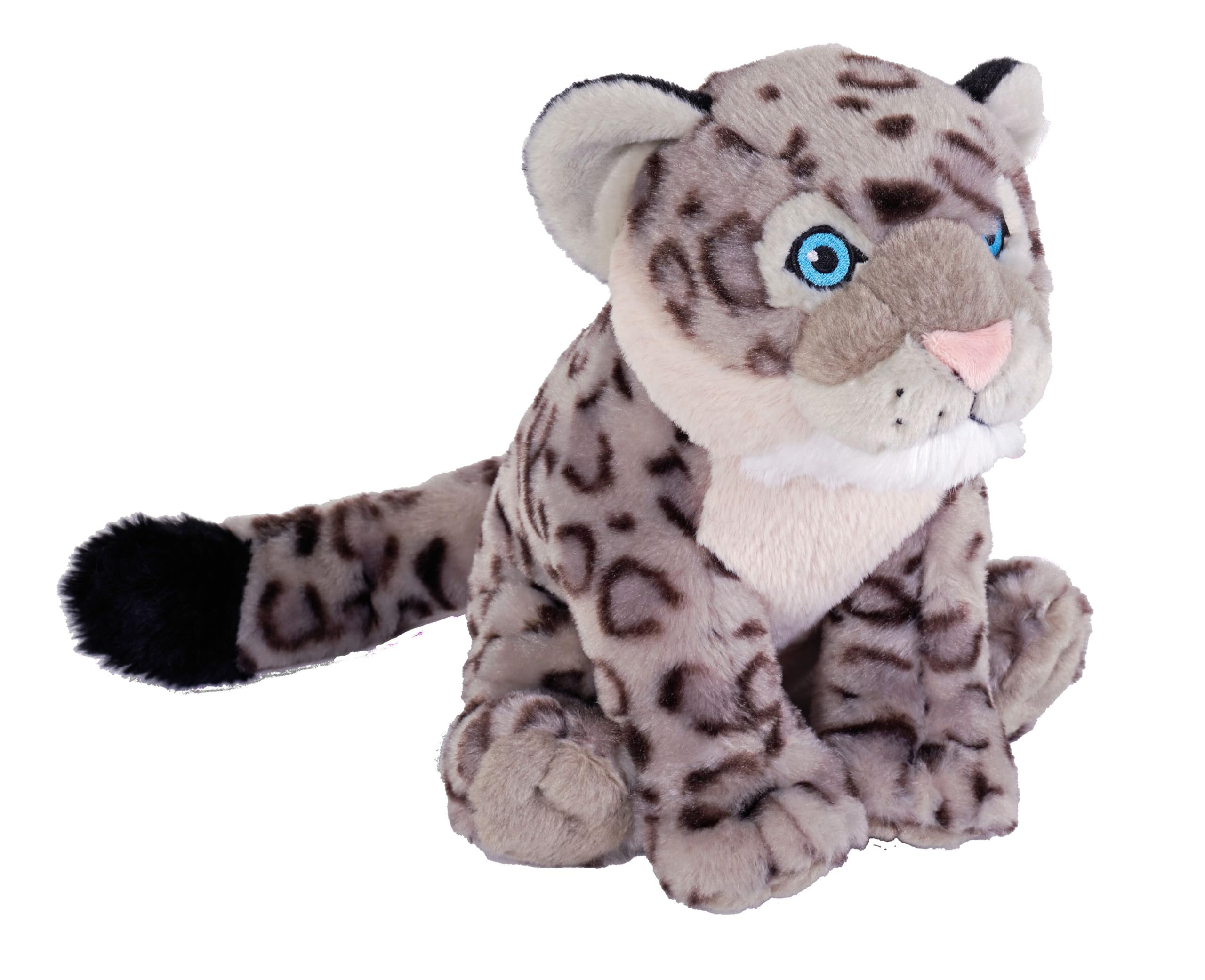 Wild Republic Cuddlekins Eco Snow Leopard Cub, Stuffed Animal, 12 Inches, Plush Toy, Fill is Spun Recycled Water Bottles, Eco Friendly