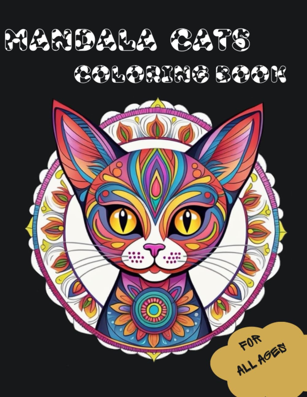 Mandala Cat Coloring book