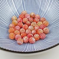 Vista 95 de MJDCB Natural Multicolor Volcanic Lava Stone Round Loose Stone Beads DIY for Jewelry Bracelet Making 15" (6mm, White)