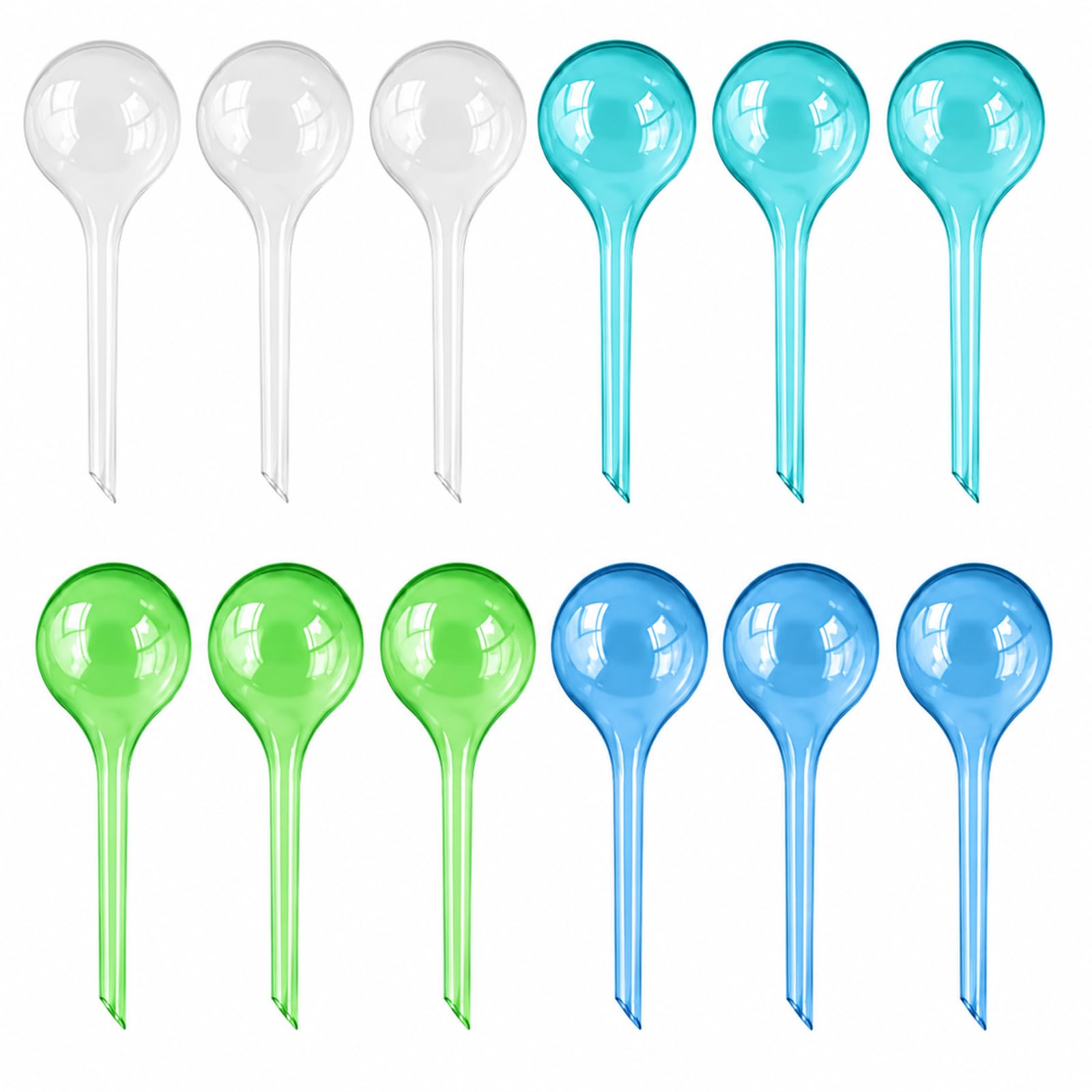 XLTXWD 12Pcs Plant Watering Globes, Self Watering System for Plants, Helps Maintain Hydration for Travellers and Busy Professionals, Multiple Colour Options Available