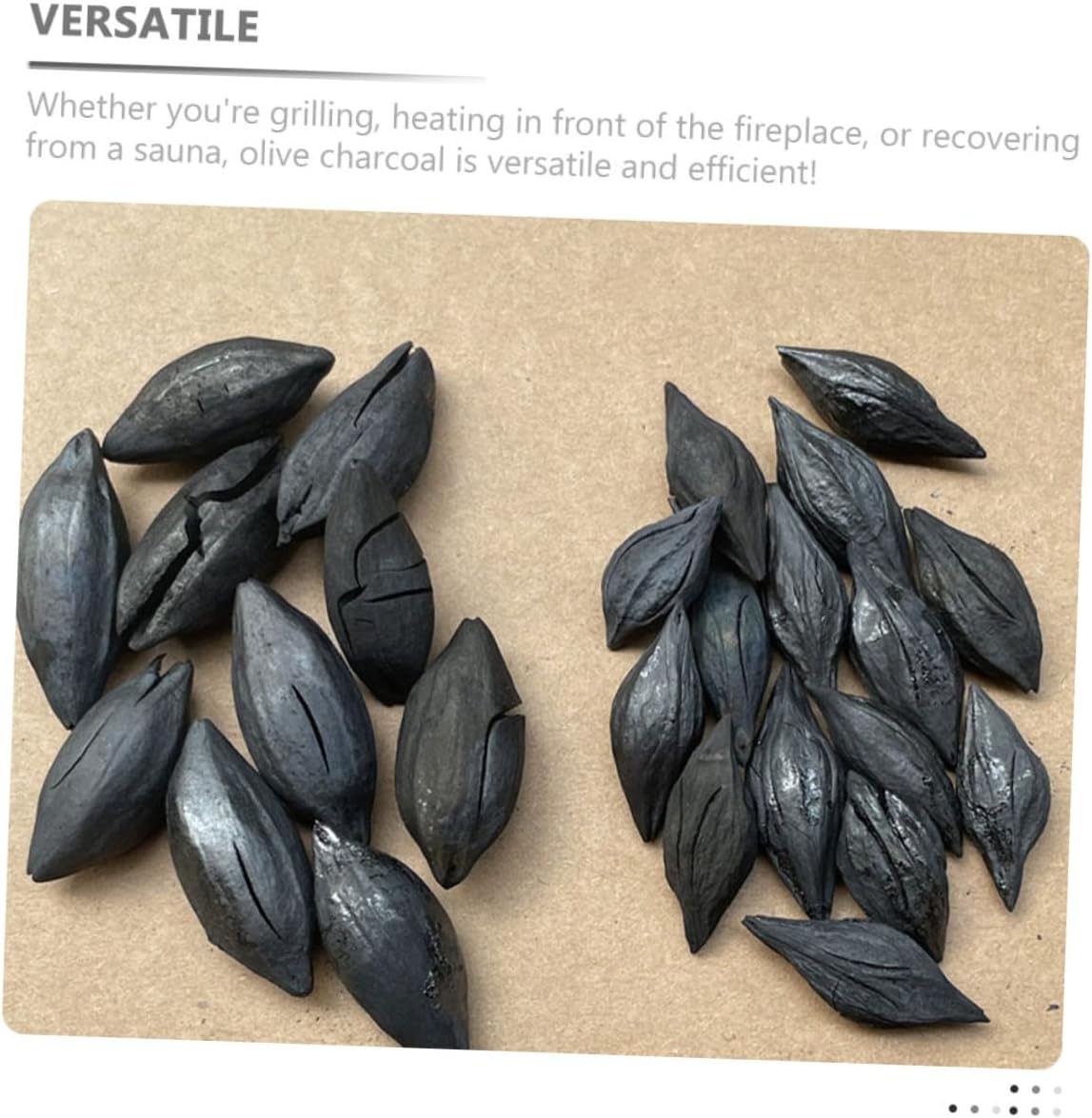 KESYOO 5pcs Olive Charcoal for Grilling Kitchen Essentials for Outdoor BBQ Cooking and Camping Natural Charcoal for Starting and Grill Maintenance