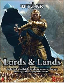 The Witcher: Lords & Lands by R. Talsorian Games – A Witcher TRPG Expansion – 4 Panel Cardstock DM Dungeon Master, GM Gamemaster Screen – Board Game and Tabletop Gaming Accessories