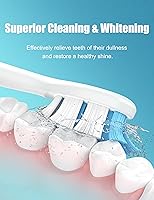 Vista 3 de Cabezales de repuesto para cepillo de dientes Philips Sonicare Diamondclean Electric Sonic Tooth, 10 unidades, color blanco