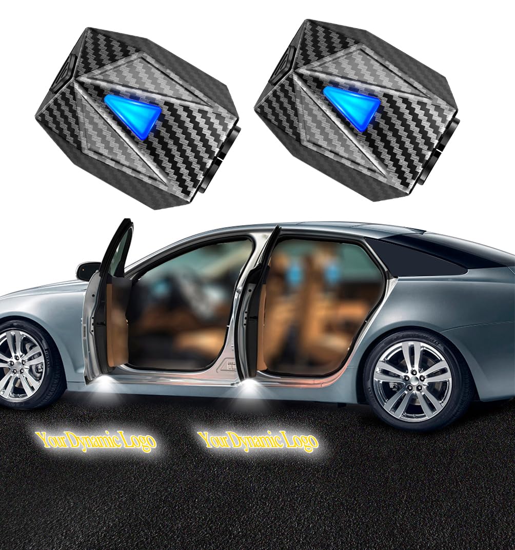 Amazon.com: LZLRUN Custom Animated Logo LED Dynamic Projector Car