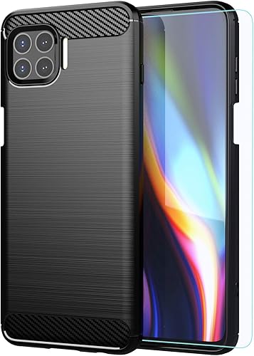 Funda protectora para Motorola Moto One 5G con protector de pantalla HD, TPU suave, delgada, antideslizante, funda protectora para teléfono (TPU