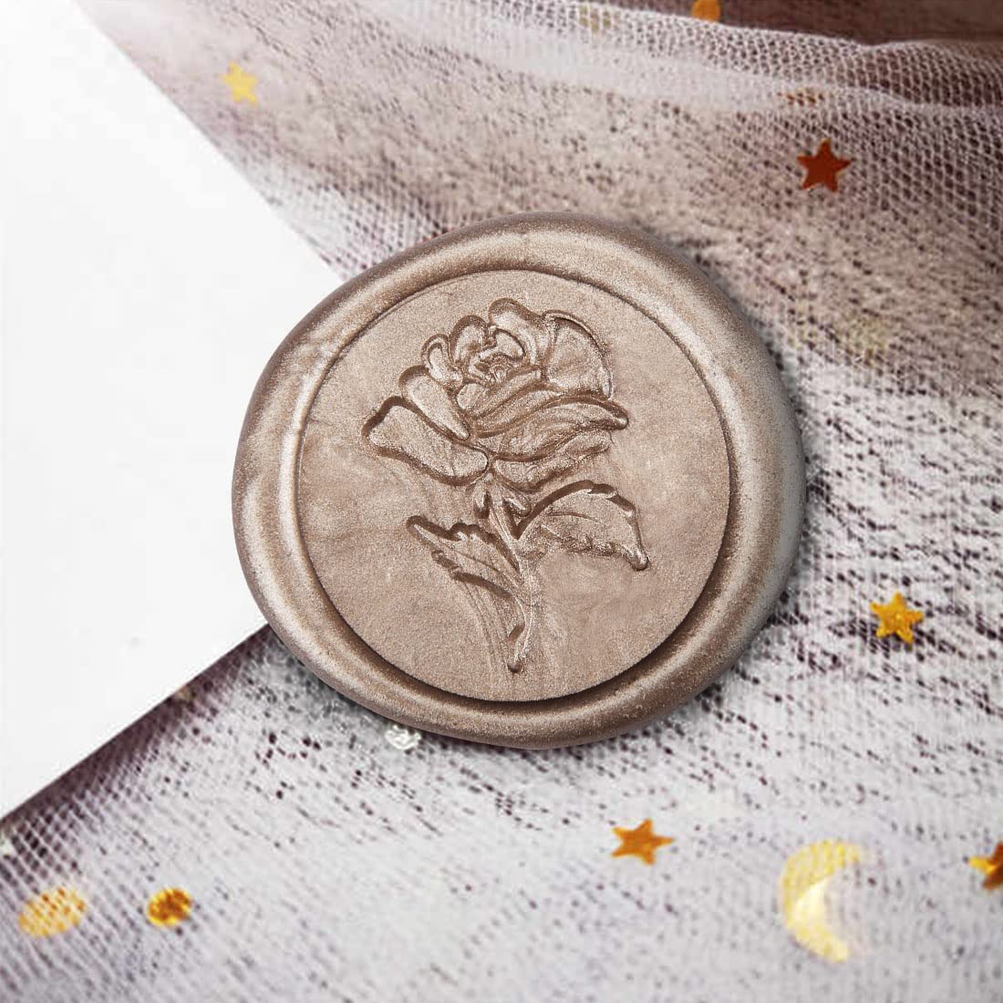 16 mini barras de pegamento para sello de cera, ideal para invitaciones de boda, tarjetas, sobres, paquetes de vino
