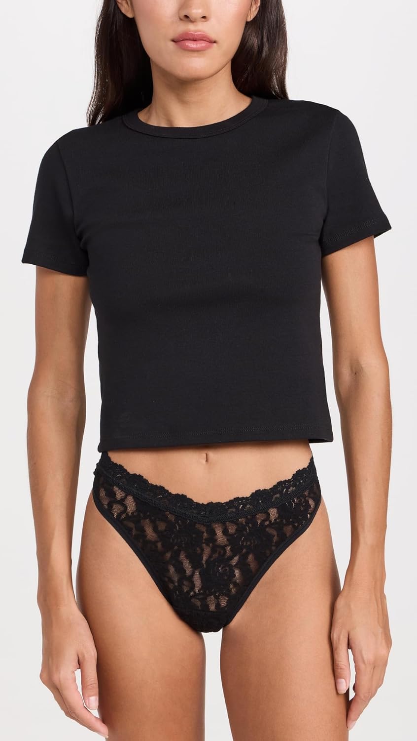 hanky panky Women's Signature Lace High Cut Thong - Image 4