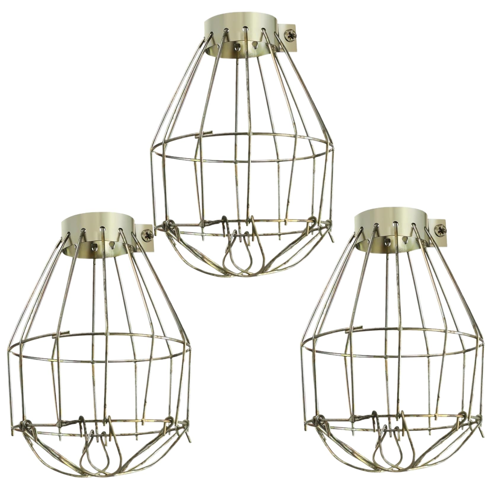 Cage d'ampoule en fil de fer pour protéger vos suspensions et ventilateurs de plafond