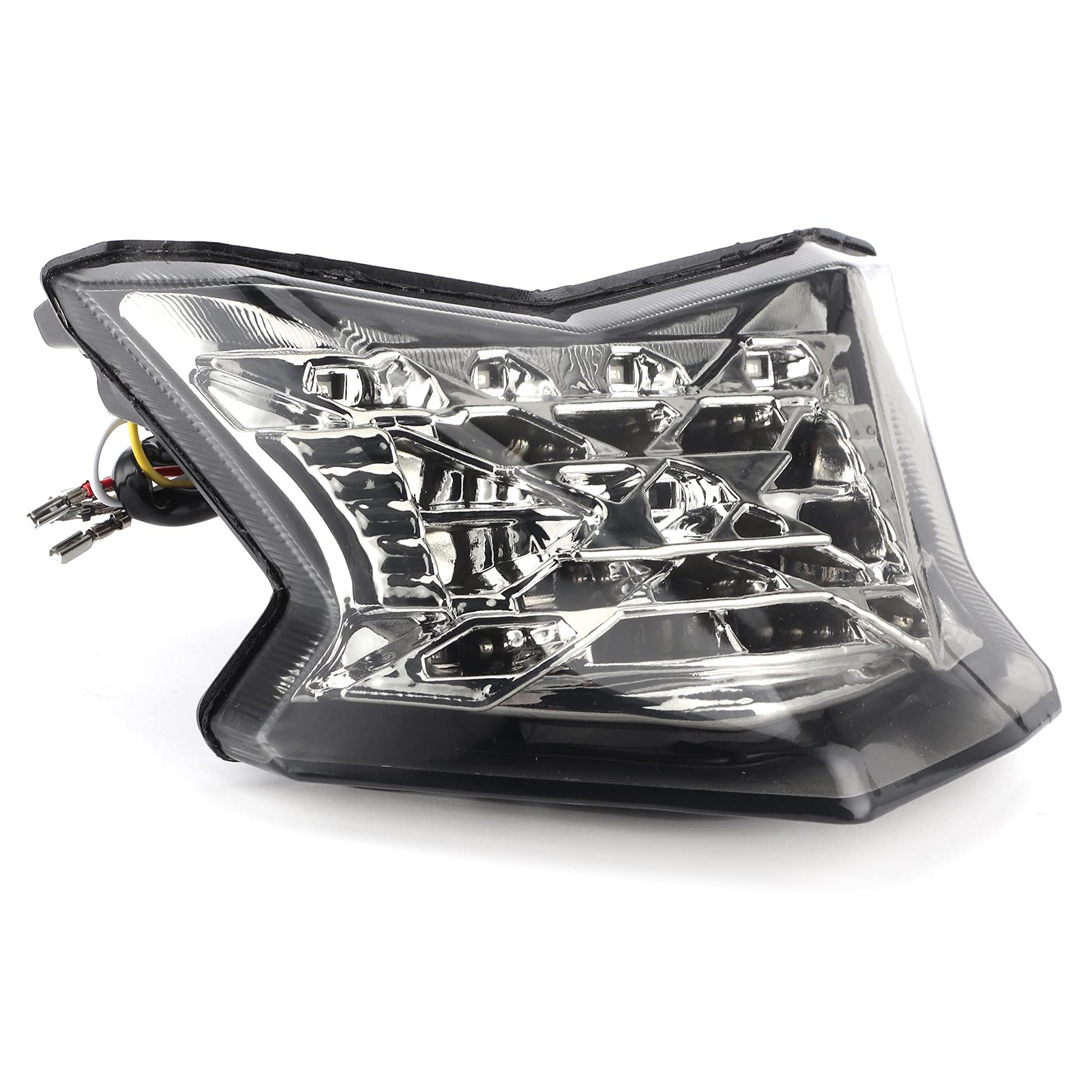 Montaje de luz trasera LED para motocicleta, lente transparente compatible con Kawasaki Z900/Z650/Ninja 650 2017 2018 2019