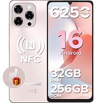 DOOGEE Note 58 Pro Smartphone Android 16, 32GB+256GB, TF 2TB Cellulari, 6250mAh Telefono Cellulare, 6.75″ 90Hz Octa-Core Telefoni, 16MP+8MP, Fingerprint, Face ID, 4G Dual SIM, Widevine L1, OTG, Tipo-C, NFC