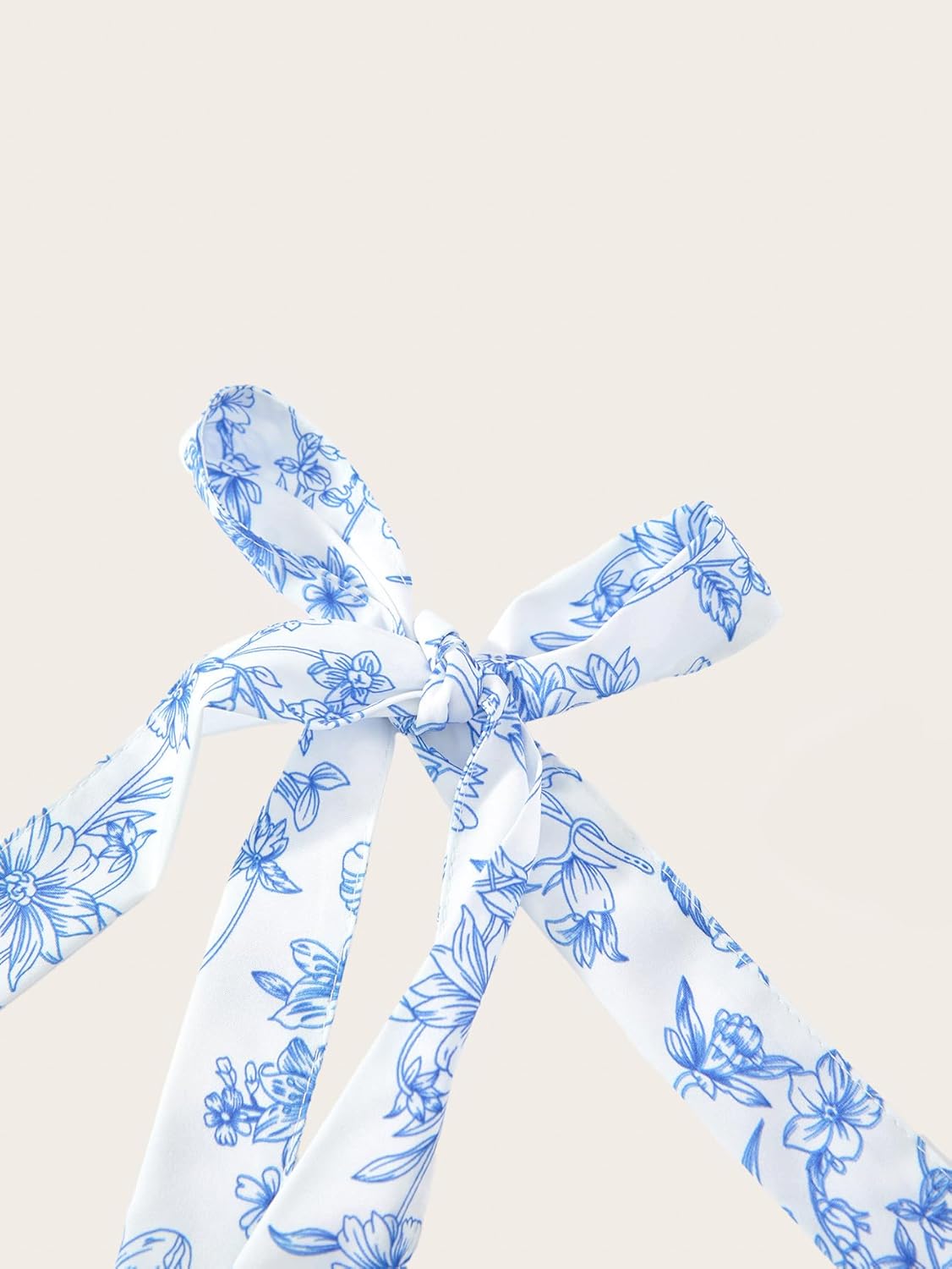 Women's Boho Floral Ruffle Maxi Dress Tie Shoulder Square Neck Flowy Sundress Beach Vacation Dresses - Image 4