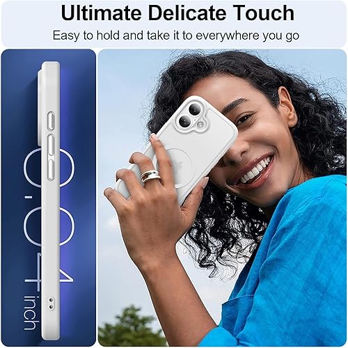 Vista 816 de MOCCA - Funda magnética resistente para iPhone 11 de 6.1 pulgadas, compatible con MagSafe, protector de pantalla de vidrio + protector de lente