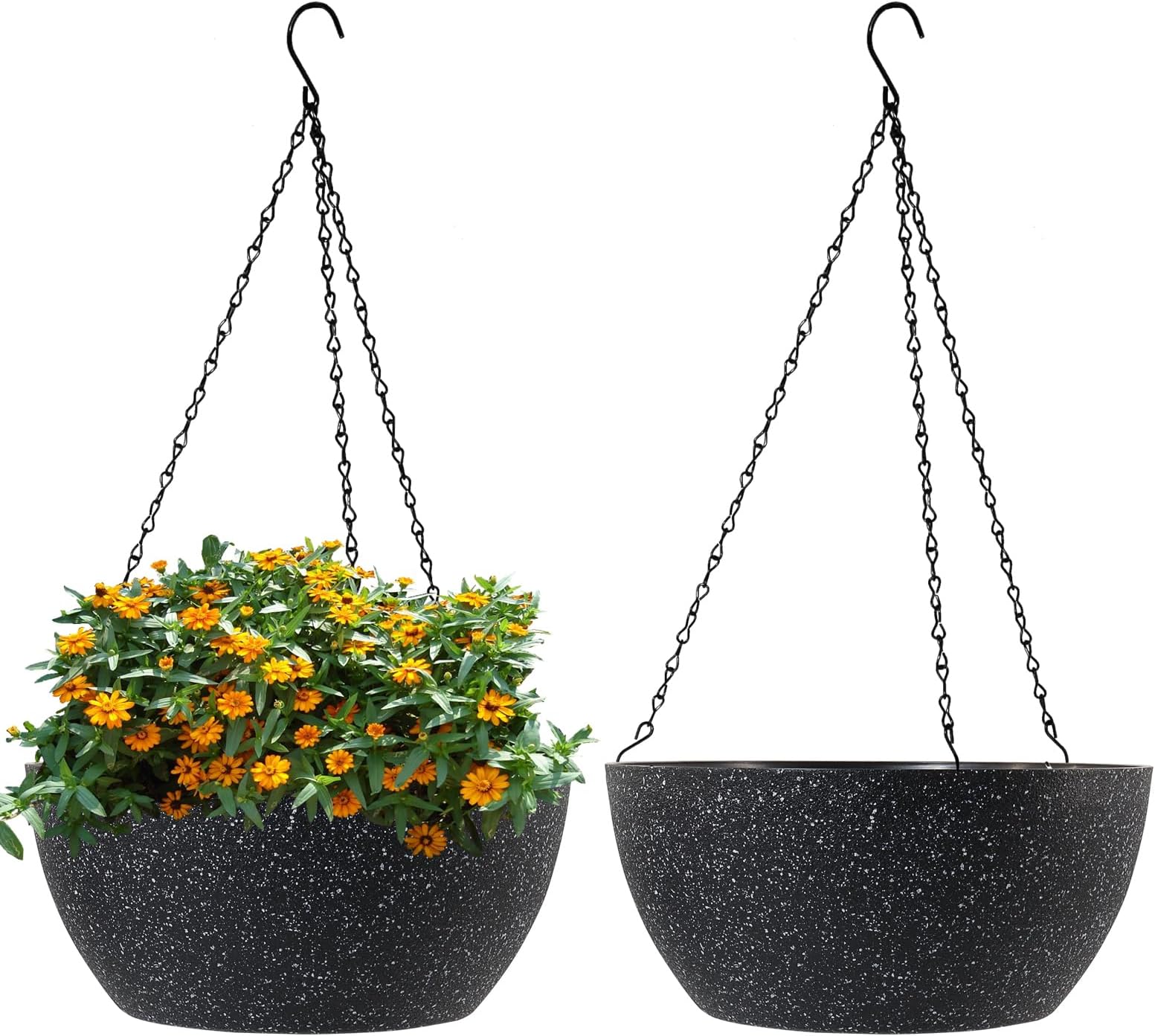 Amazon.com: The Weekender 16 "Self Watering Hanging Planter SAND (4 ...