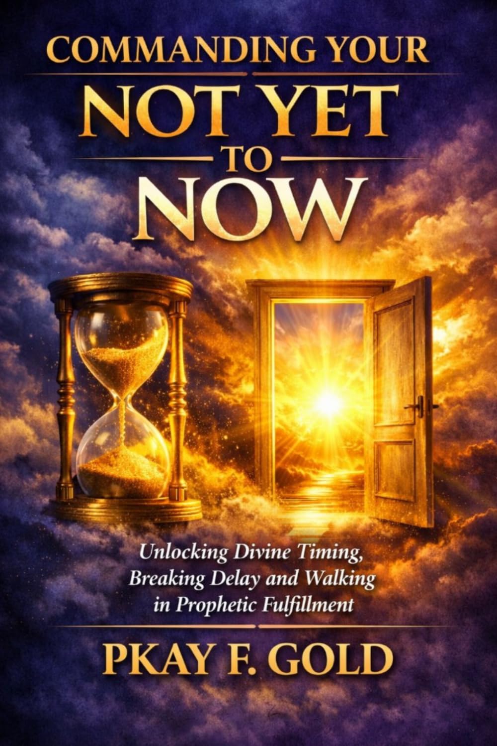 COMMANDING YOUR NOT YET TO NOW: Unlocking Divine Timing, Breaking Delay, and Walking in Prophetic Fulfillment