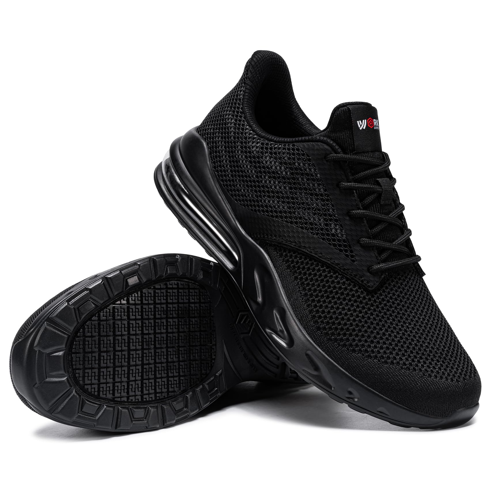 LARNMERN Zapatillas de Cocina Antideslizante Zapatillas Running Hombre Zapatos de Cocina Hombre Hosteleria Transpirables Casual Sneakers Sin Puntera