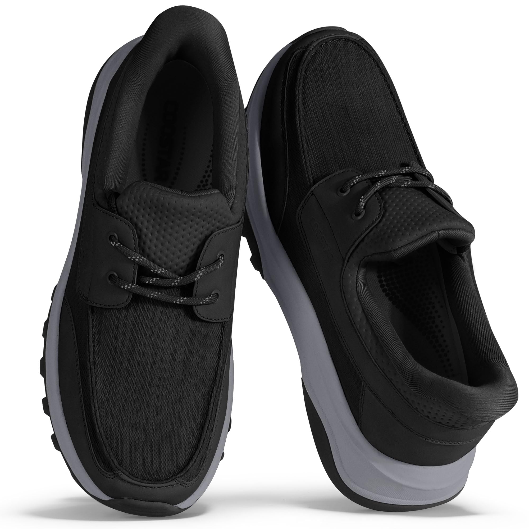 Mens Orthopedic Slip On Shoes with Arch Support Hands Free Loafers Casual Comfortable Walking Shoe-image-21