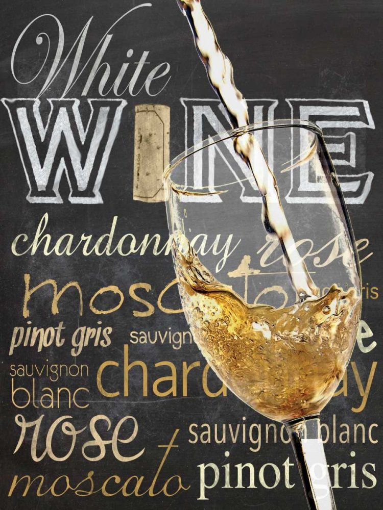 ART-PRINT-on-matte-paper-220gr- Copa de vino Blanco Gibbons Lauren - Espíritus vertical Imagen Vino Sprirts Gibbons Lauren Kitchen Fine Art Print 32_X_24_in
