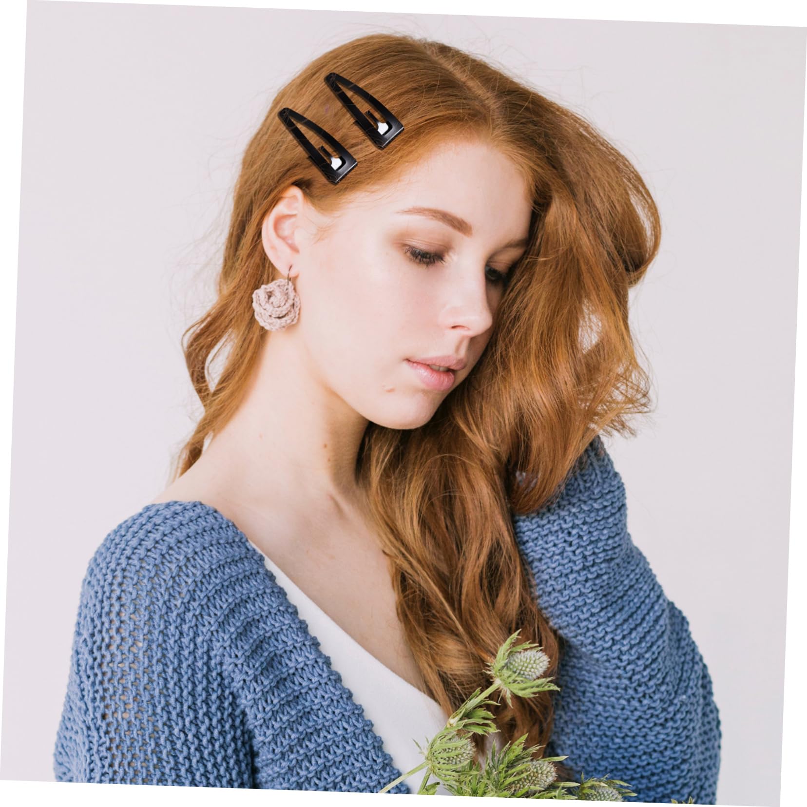 OUNONA 40Stücke Haarklammern für Metall Haarnadeln Gunmetal Roségold Antikgrün und Antikrot für Frisuren Hochzeit Party Langlebig