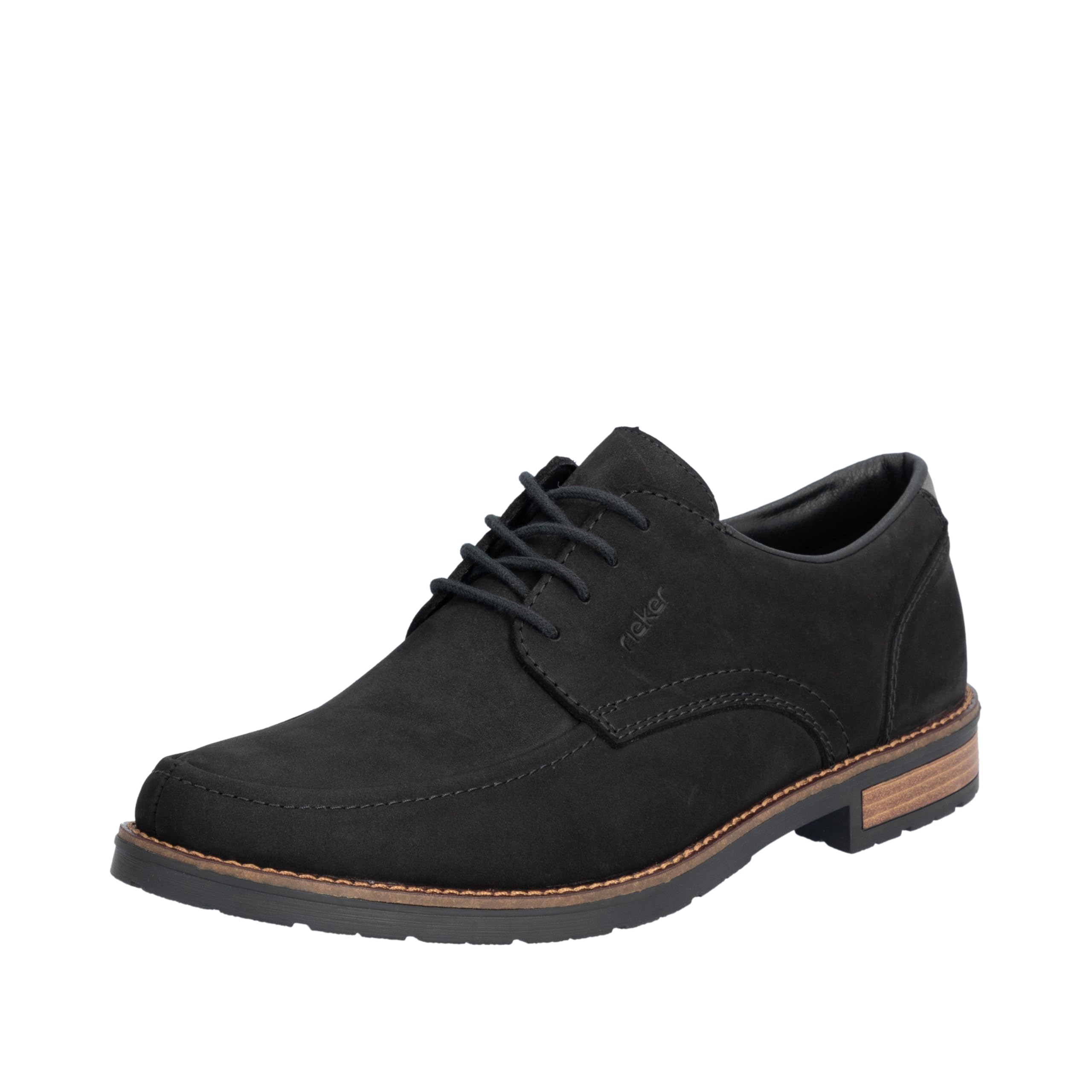 Rieker Men's 14608 Lace-Up Shoes, Black, 7.5 UK