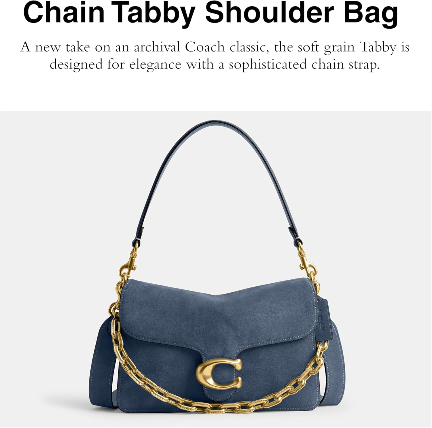 COACH Chain Tabby Shoulder Bag - Image 2