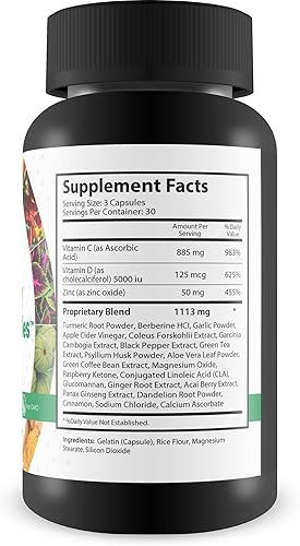 Miniatura 2 de Pro Flat Belly Shake Cápsulas - Limpieza intestinal para ayudar a reducir la hinchazón - Limpieza corporal y limpieza digestiva - Apoya la salud