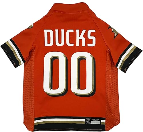Pets First NHL Anaheim Ducks - Camiseta para perros y gatos, talla XS. Deja que tu mascota sea un verdadero fanático de la NHL