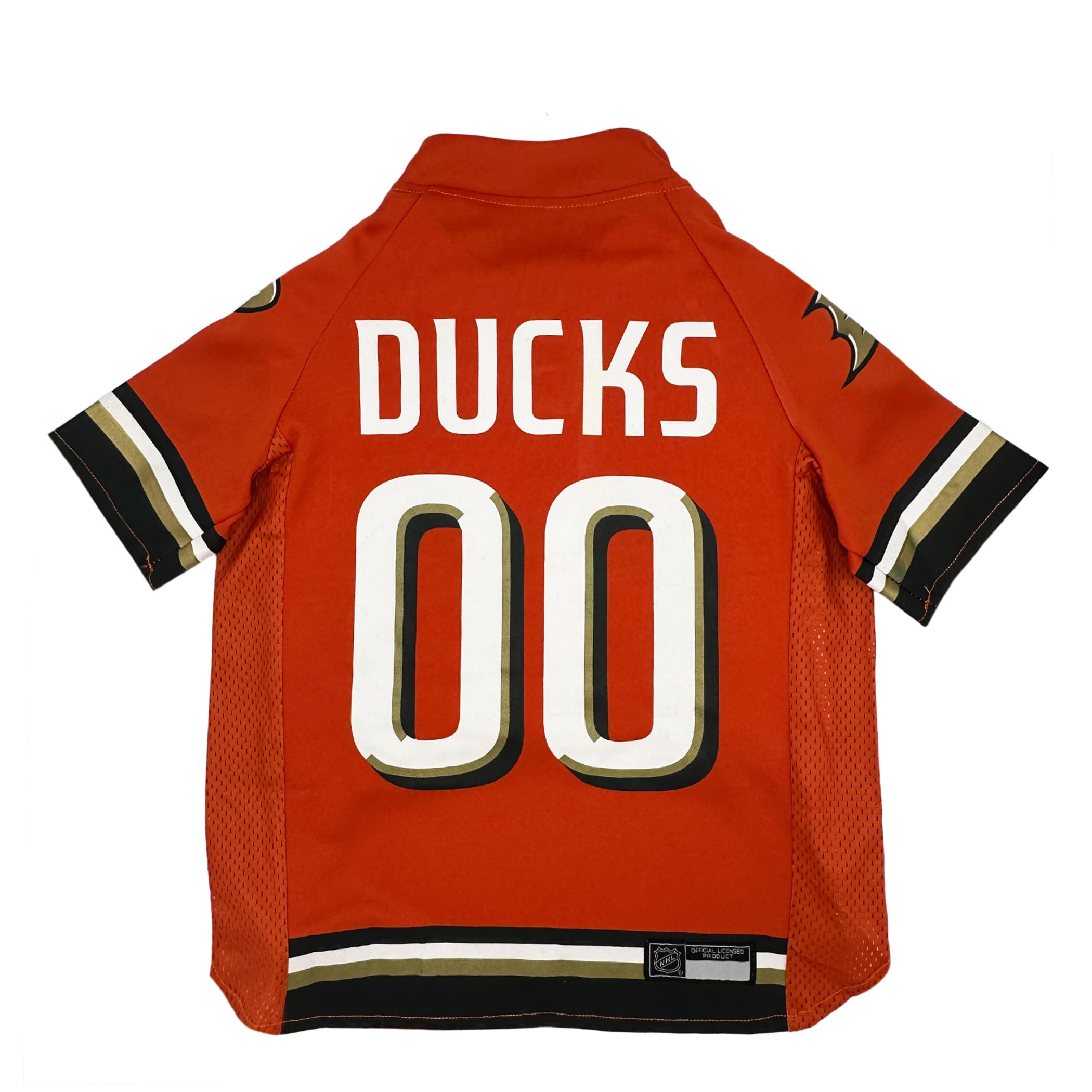 Pets First NHL Anaheim Ducks Jersey for Dogs & Cats, Medium. - Let Your Pet be a Real NHL Fan!