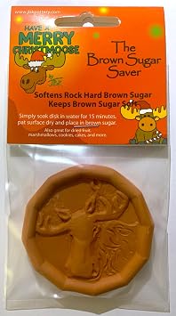 JBK Pottery Brown Sugar Saver - Moose "We wish you a merry ChristMoose" packaging. Great for Christmas gifts