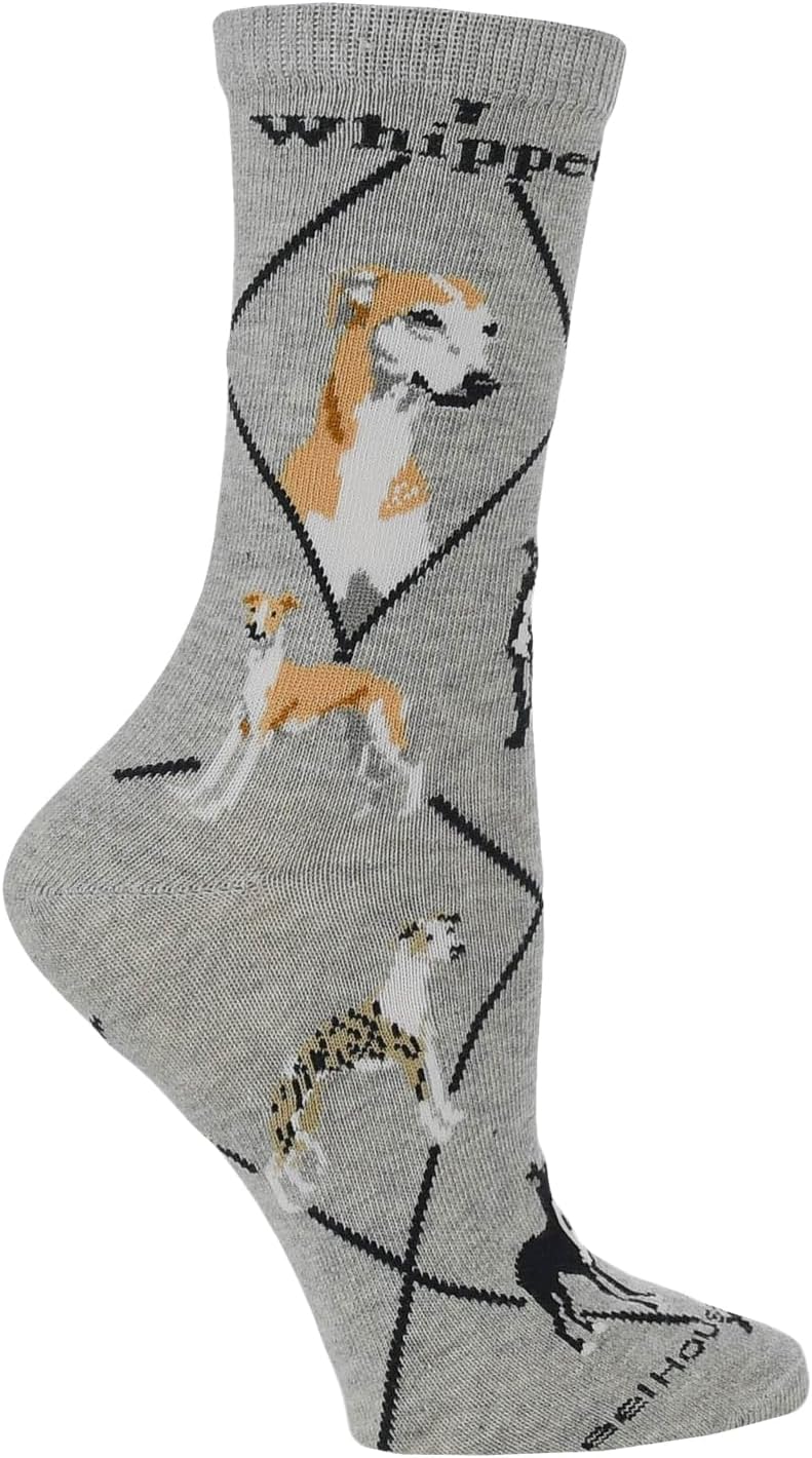 WHD Whippet Crew Socks for Women & Men | Gift for Dog Lovers, Cute Pet Socks - Image 3