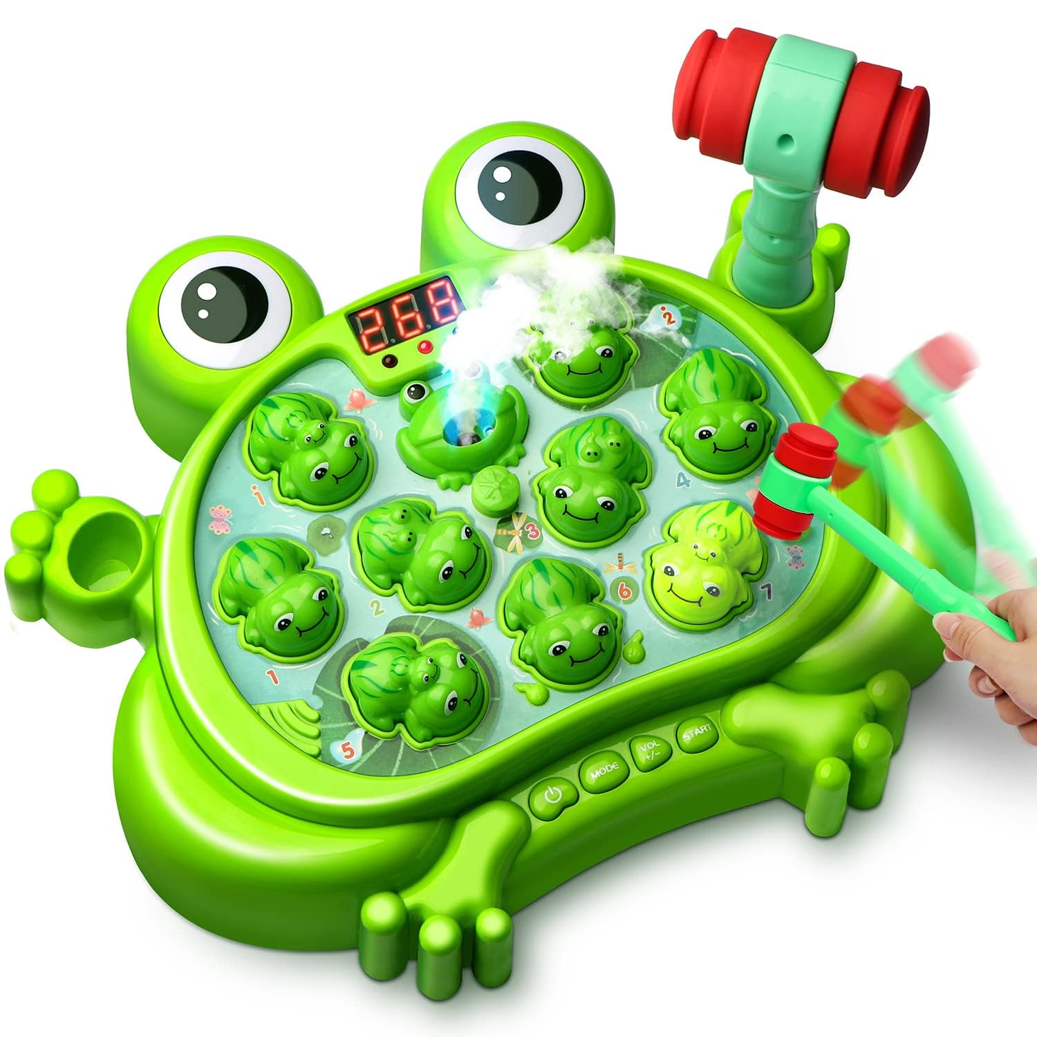 Hot Bee Toys per Bambini dai 2 ai 3 Anni Giocattoli per Ragazzino per Bambine Gioco del Martello Piccoli Regalo di Compleanno per Ragazzo Giocattoli educativi 5 Modali