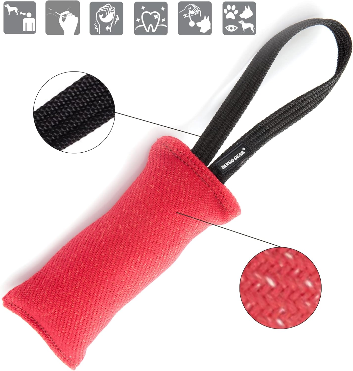 DINGO GEAR Nylcot Bite Tug for Dog Training K9 IGP...