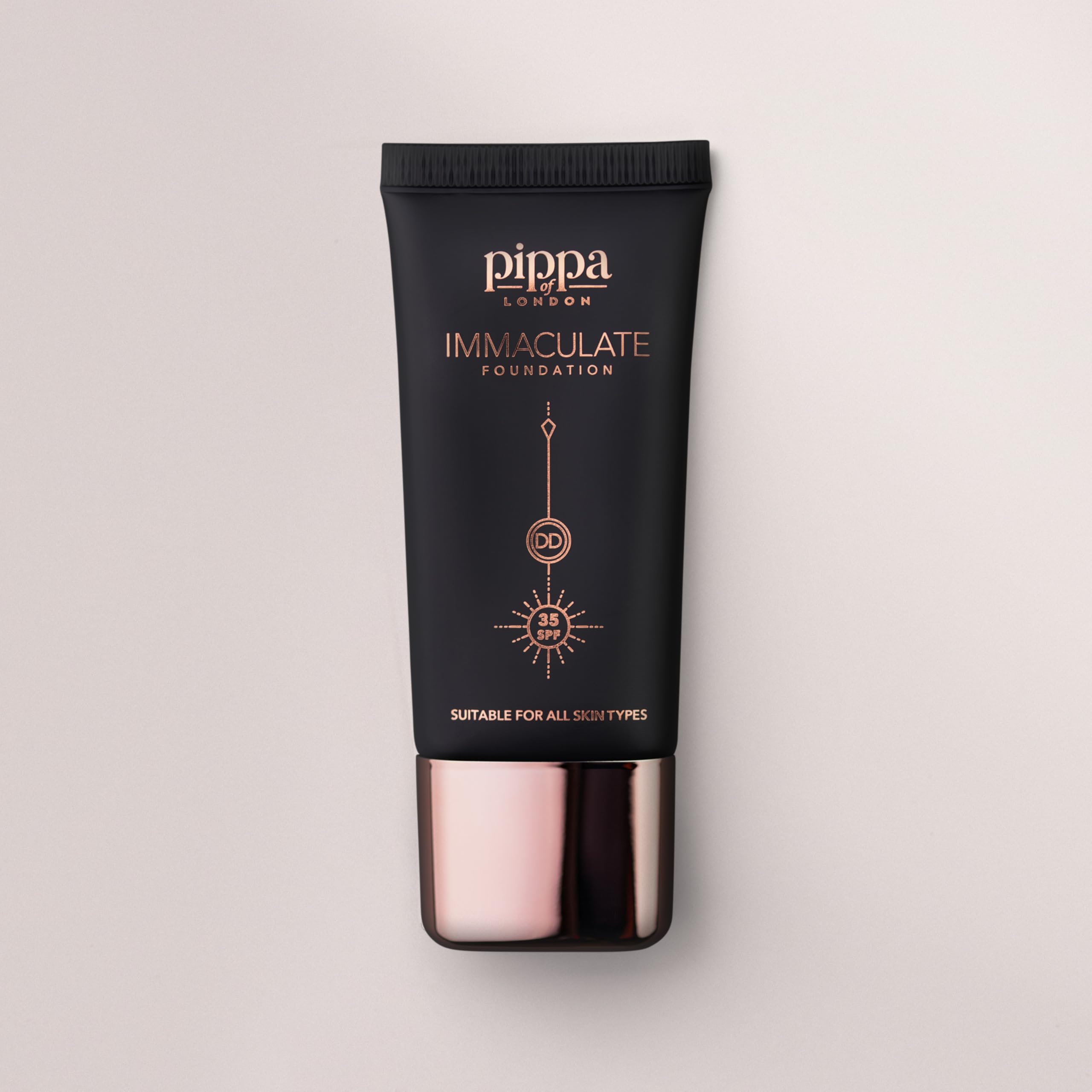 New Pippa of London Immaculate Fondotinta Liquido - Fondotinta per Pelle Secca SPF 35