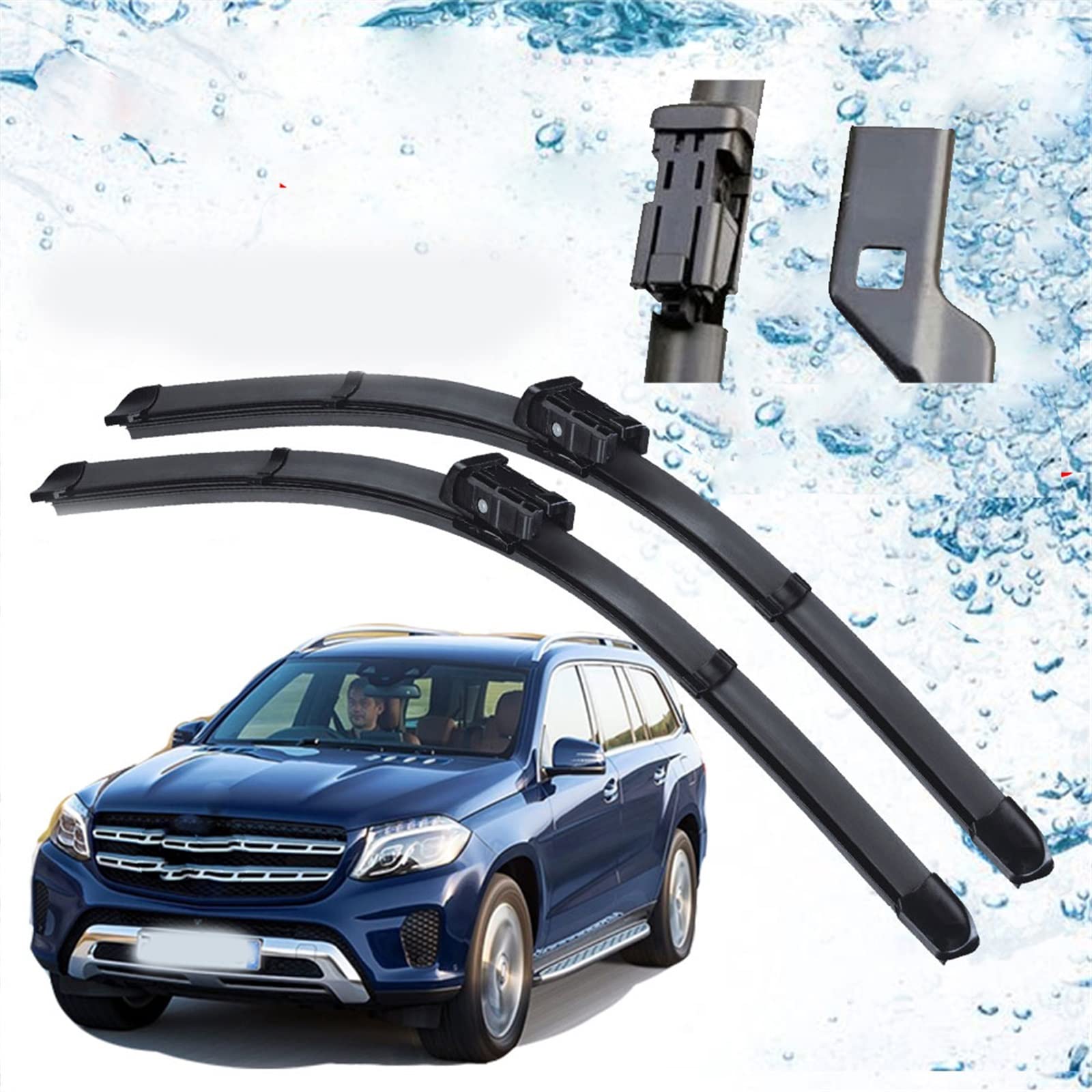 Balais Essuie-Glace Avant Mercedes W212 Classe E 2014 2015 2016 E350 E400