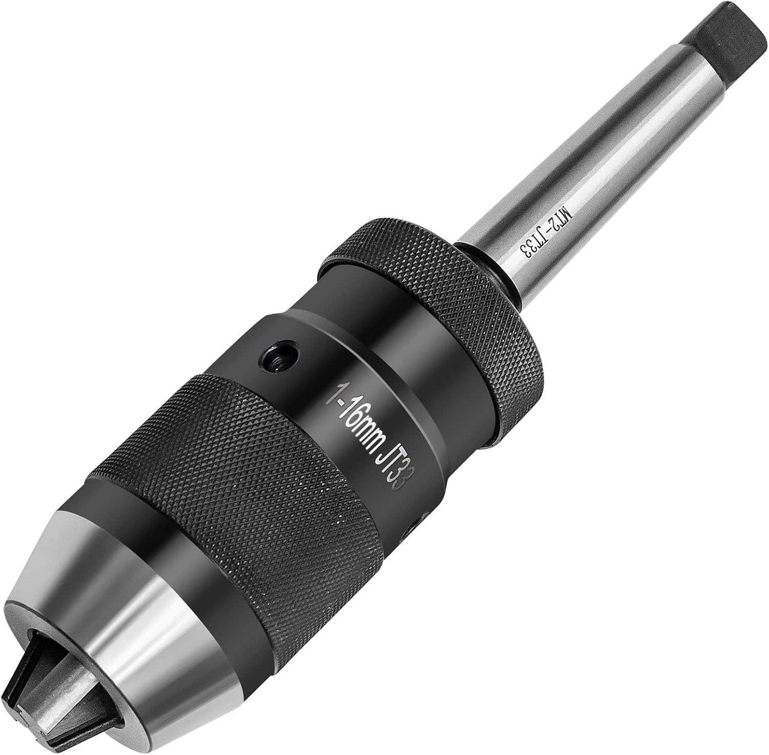 Product image of 1/32"- 5/8" Heavy Duty Drill Press Chuck,MT2-JT33 Drill Chuck Arbor,Keyless JT33 Mount, for Lathes Milling Drilling Machine
